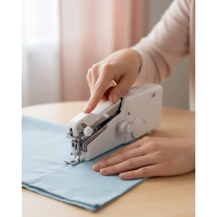 El Tipi Mini Dikiş Makinesi Perde ve Kıyafet Tamiri İçin