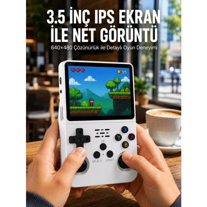 El Tipi Oyun Konsolu 3.5 İnç HD Ekran ve Hafıza Kartı Destekli Yeni Nesil