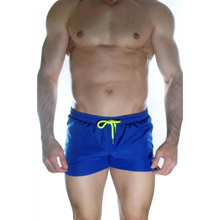 Erkek Mavi Mini Mayo Short