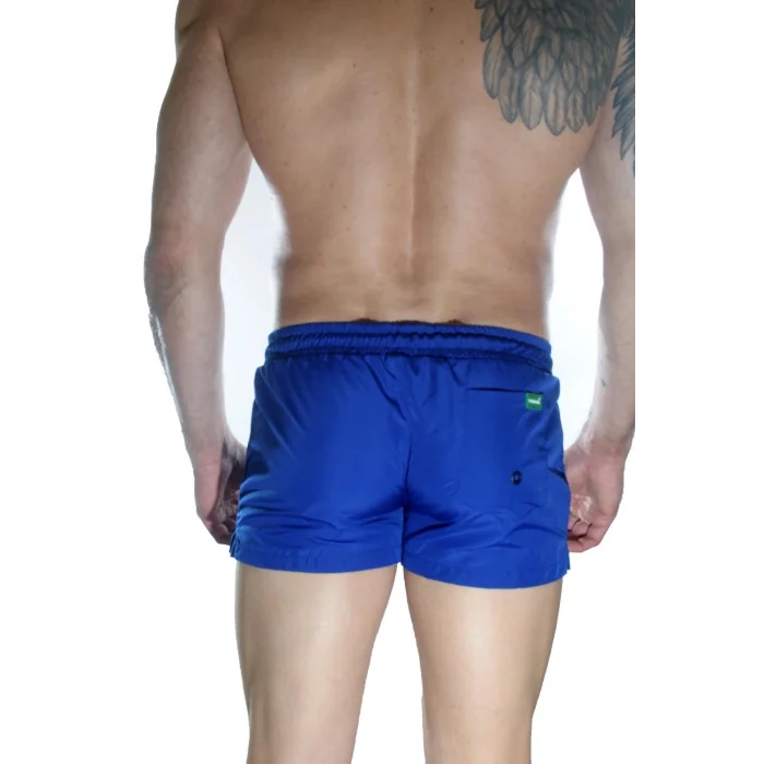 Erkek Mavi Mini Mayo Short