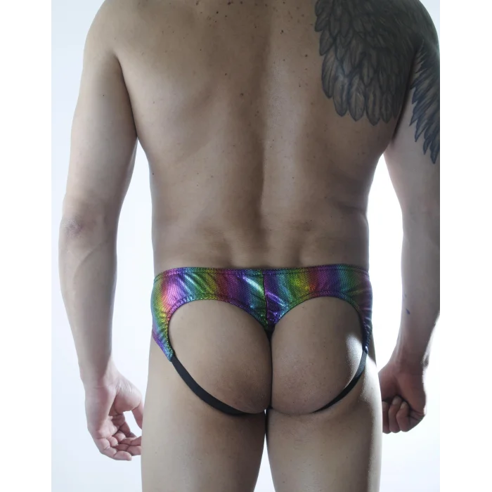 Erkek Renkli Fantezi Jockstrap İç Giyim
