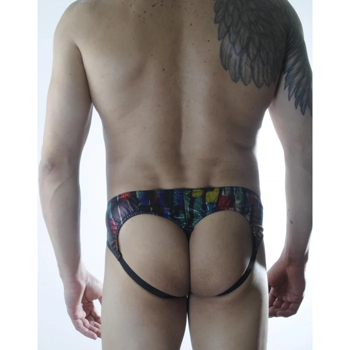 Erkek Renkli Fantezi Jockstrap İç Giyim