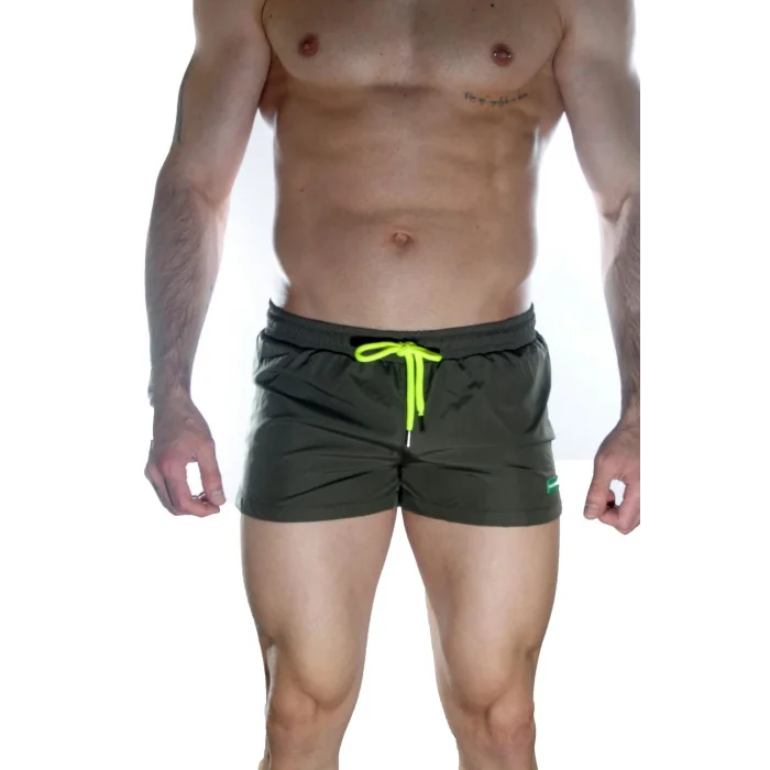 Erkek Yeşil Mini Mayo Short
