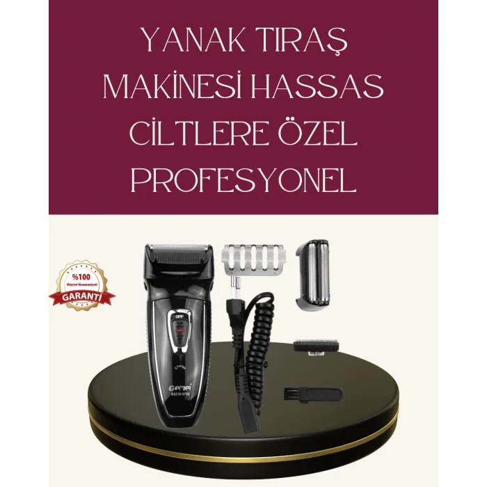 Erkekler İçin Folyo Başlıklı Tıraş Makinesi