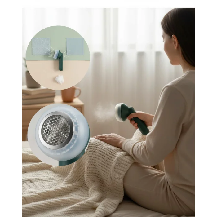 Ev Tekstilleri İçin Pratik Tüy ve Tiftik Giderici