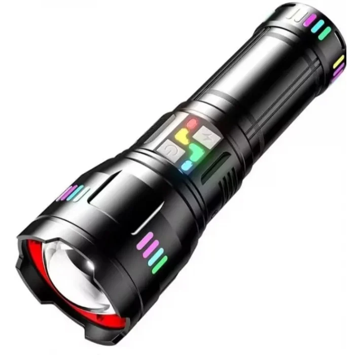 F.B.I Pro F-3002 Alüminyum TG LED Gece Şeritli Type-C Şarjlı El Feneri