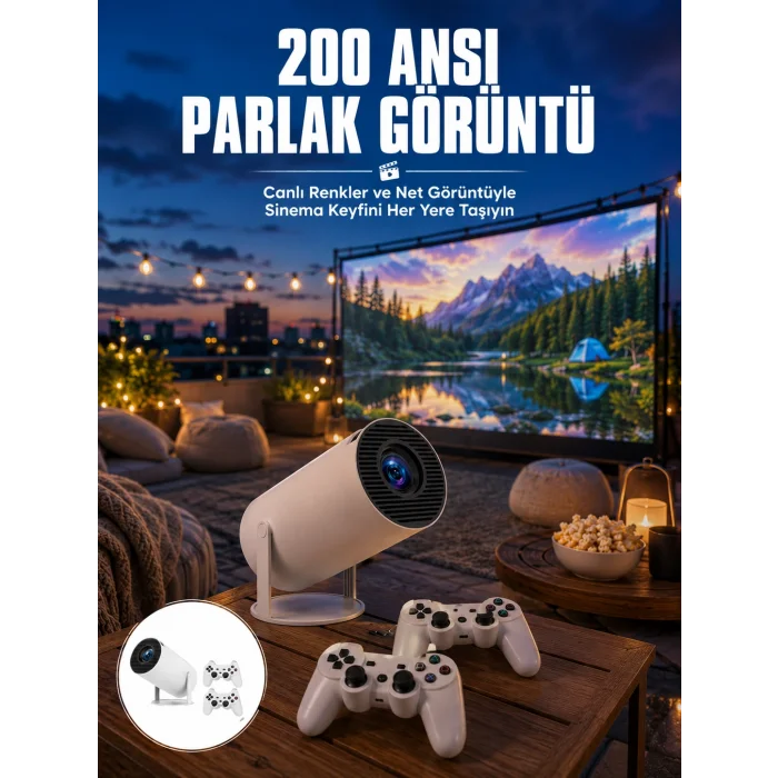 Full HD 8 GB Ayaklı Çift Kollu 4K Video Oyun Konsolu Taşınabilir Yeni Nesil