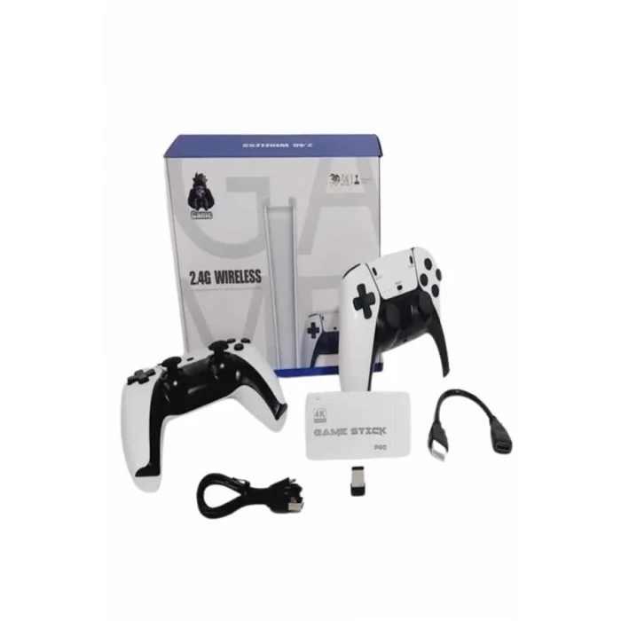 Game Stick 4K Retro Çift Kollu Atari Oyunlari +20000 Oyunlu Konsol Nostalji