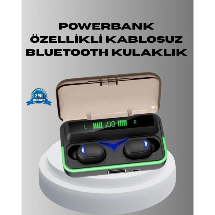 Gaming Bluetooth Kulaklık 800mAh Powerbank Düşük Gecikmeli