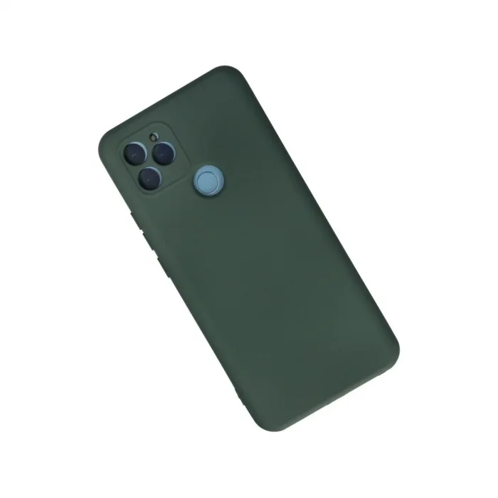 General Mobile Gm 21 Kılıf Nano İçi Kadife Silikon - Koyu Yeşil