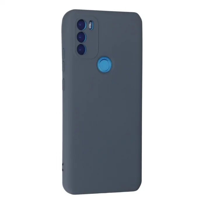 General Mobile Gm 21 Plus Kılıf Nano İçi Kadife Silikon - Gri
