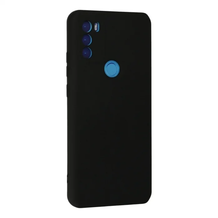 General Mobile Gm 21 Plus Kılıf Nano İçi Kadife Silikon - Siyah