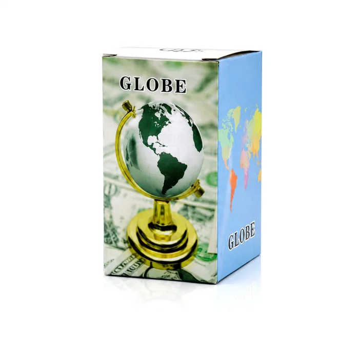 GLOBE KÜÇÜK METAL DÜNYA BİBLOSU - DEKORATİF SÜS EŞYASI (5047)