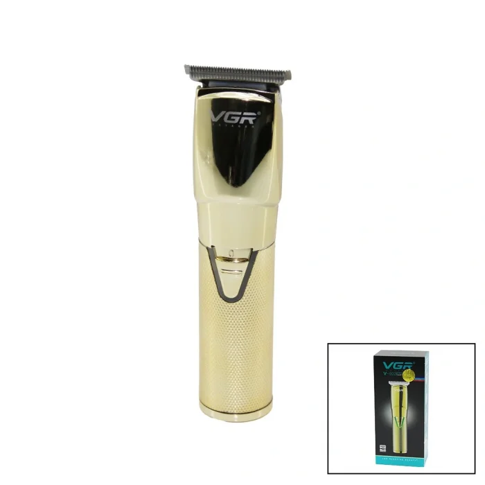 GOLD KROM KAPLAMA GÖVDE  SAÇ - SAKAL KESME TRAŞ MAKİNESİ  USB ŞARJLI V-903 (5047)