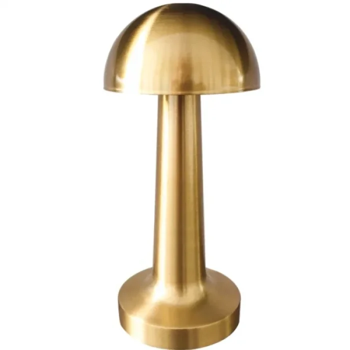 GOLD Mantar Lamba CT-8429 Lizbon 3 Renk Şarjlı Masa Lambası (5047)