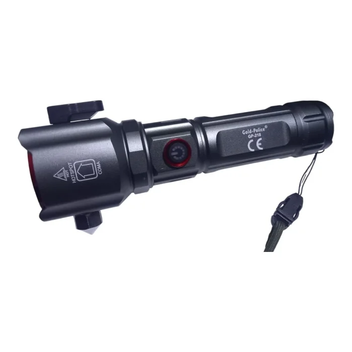 Gold Police GP-218 Acil Durum El Feneri Güçlü TG LED 3000 Lümen