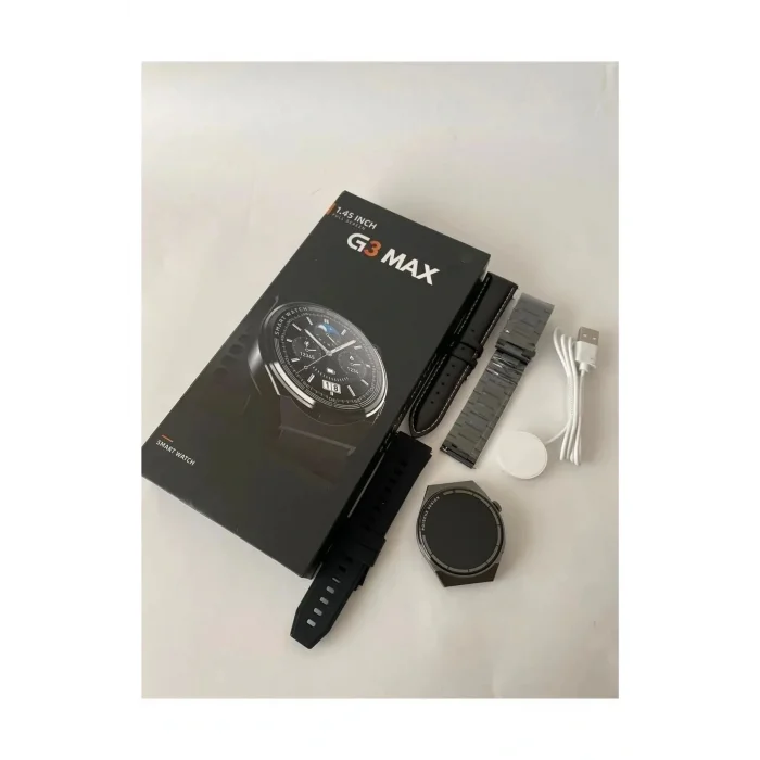 Gt3 Max Uyumlu Akıllı Saat | G3 Max Model Akıllı Saat | Su Geçirmez, Nabız Ölçer, Spor Modlu
