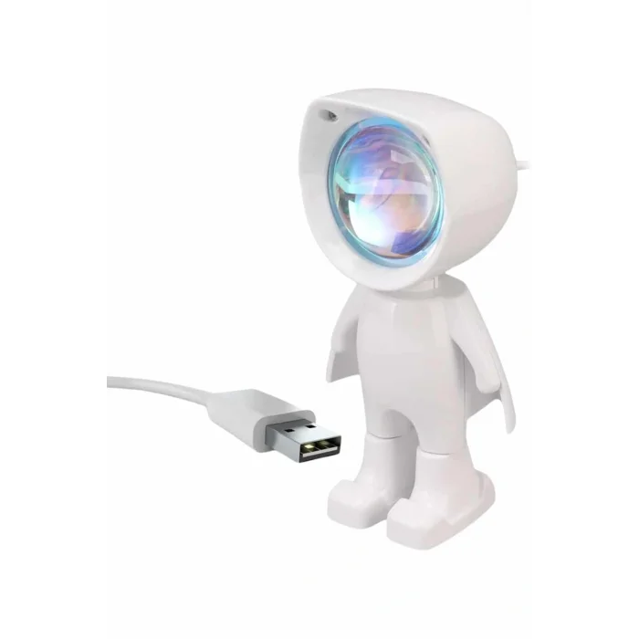 Gün Batımı Projektör Lamba Astronot Görünümlü Dekoratif Masa Lambası