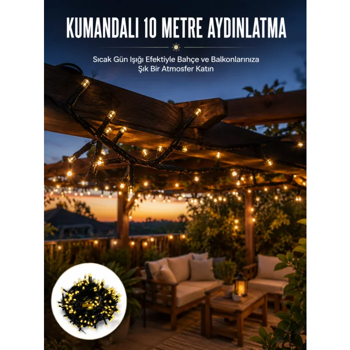Gün Işığı 10 Metre Led Işık Şerit Led Süsleme Parti Malzemesi Yeni Nesil