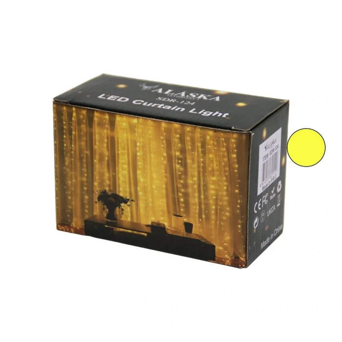 GÜN IŞIĞI 3X3MT USB - KUMANDALI TEL PERDE LED - DEKOR LAMBA (5047)