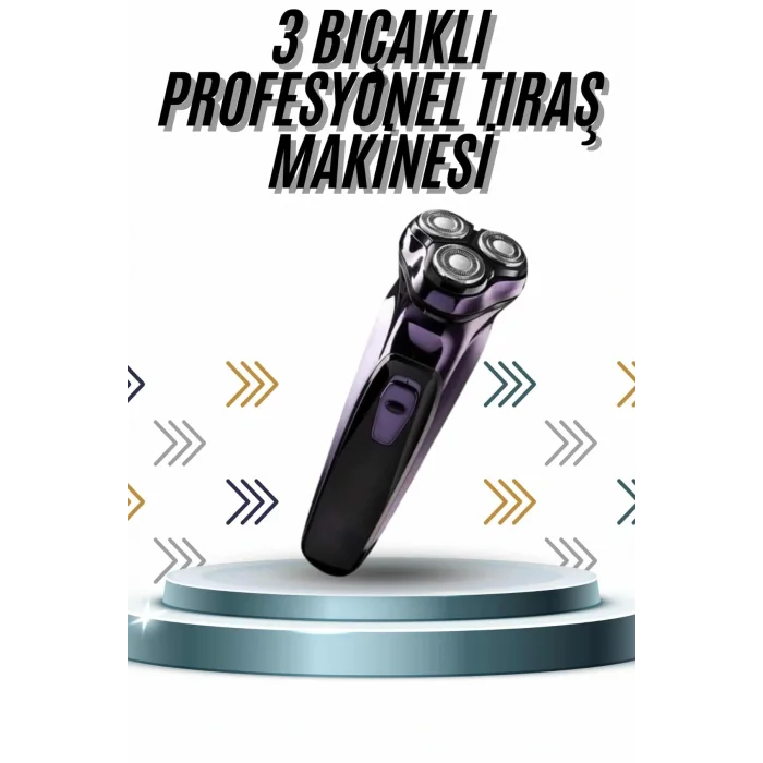 Günlük Kullanıma Uygun Profesyonel Tıraş Makinesi Döner Başlıklı