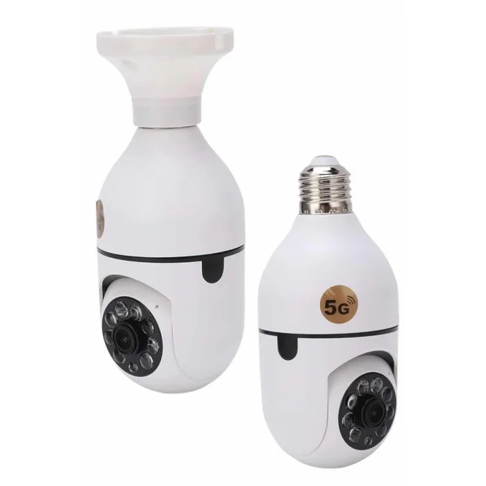 Güvenlik Kamerası Wi-Fi Özellikli 360 Derece Full Hd 1080p Ampül Kamera