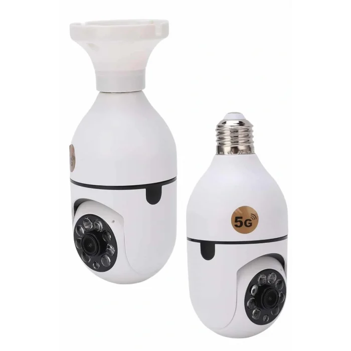 Güvenlik Kamerası Wi-Fi Özellikli 360 Derece Full Hd 1080p Ampül Kamera