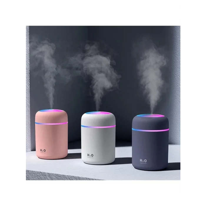 H2O LED Işıklı Mini Oda Hava Nemlendirici (5047)
