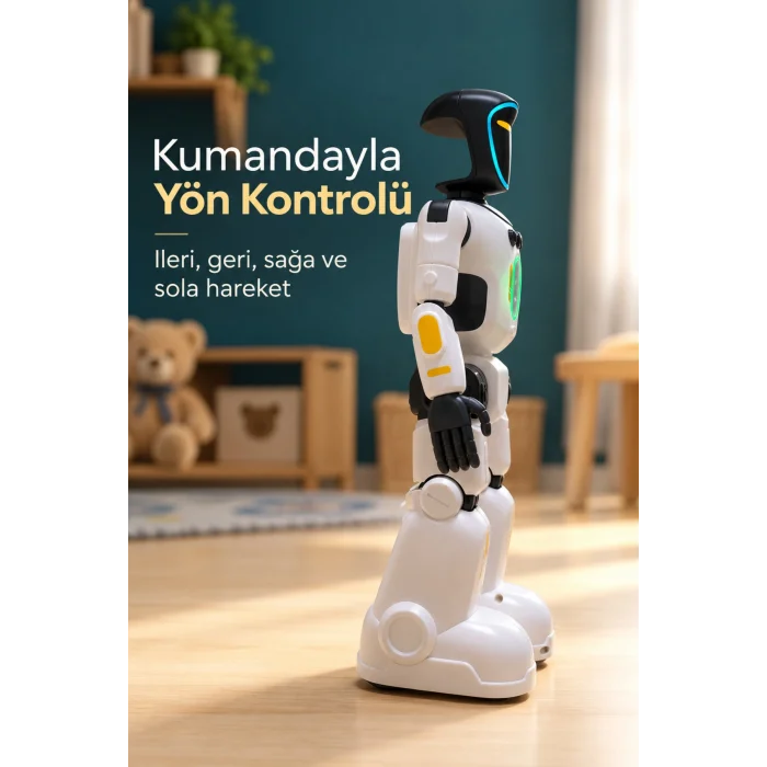 Hareket Sensörlü Robot Oyuncak Elle Yönlendirme Özellikli