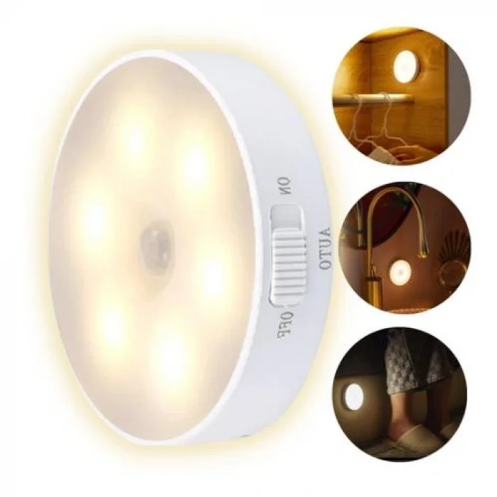 Hareket Sensörü Dolap Altı Aydınlatması USB Şarj Edilebilir LED (5047)