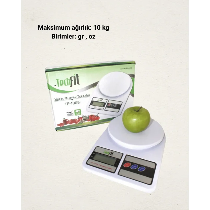 Hassas Ölçüm İçin Dijital Mutfak Tartısı – 10 Kg Kapasiteli
