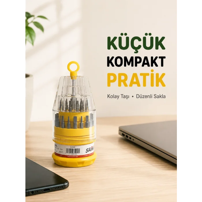 Hassas Tornavida Seti Kaymaz Saplı Elektronik Onarım Seti