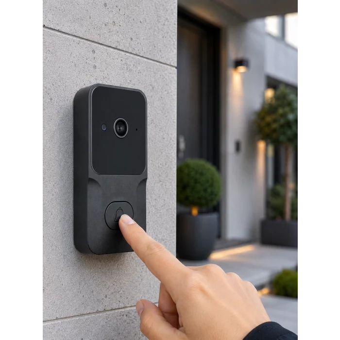 HD Kameralı Akıllı Kapı Zili | Çift Yönlü Sesli Wi-Fi Görüntülü Kapı Zili