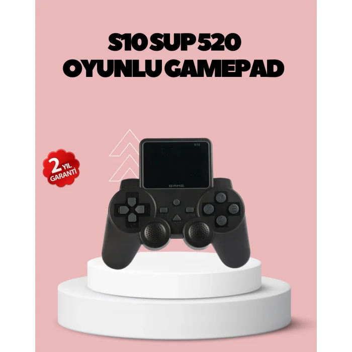 HDMI TV Bağlantılı Orijinal S10 Gamepad 520 Oyunlu 2025 Seri Oyun Konsolu