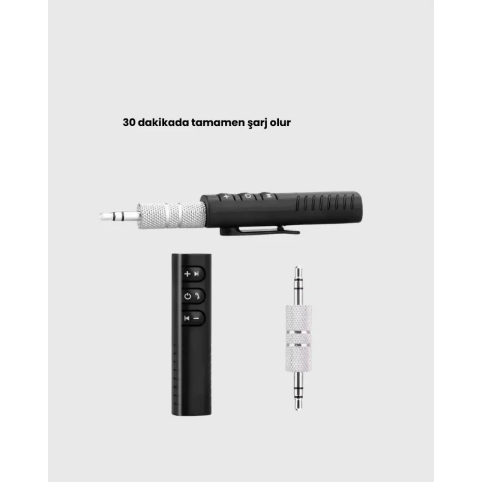 Hızlı Şarjlı Bluetooth Ses Alıcısı – Ev, Araç ve Ofis İçin