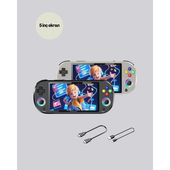 Hızlı Şarjlı, RGB Aydınlatmalı Konsol