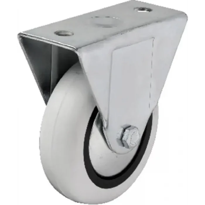 Hts 355 - 75x25 mm PVC Makaralı Sabit Teker 4 Adet
