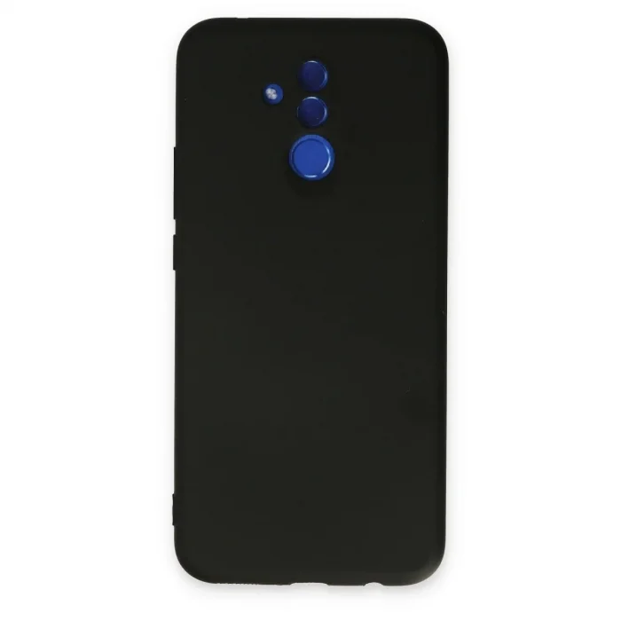 Huawei Mate 20 Lite Kılıf Nano İçi Kadife Silikon - Siyah