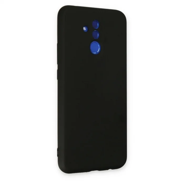 Huawei Mate 20 Lite Kılıf Nano İçi Kadife Silikon - Siyah