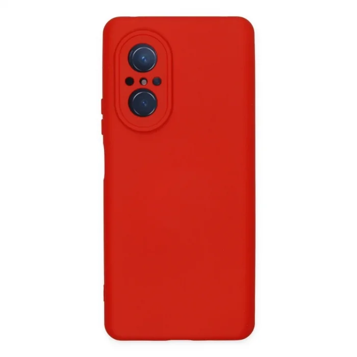 Huawei Nova 9 Se Kılıf Nano İçi Kadife Silikon - Kırmızı