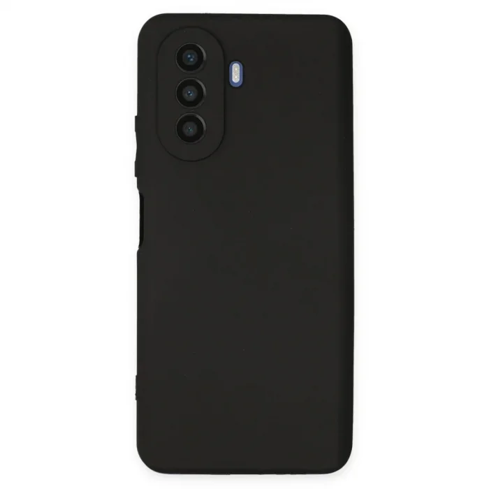 Huawei Nova Y70 Kılıf First Silikon - Siyah