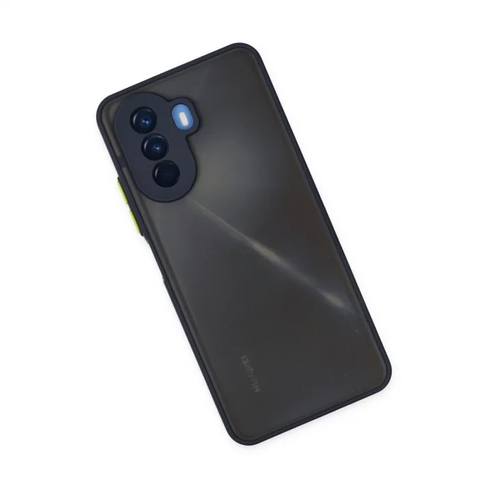Huawei Nova Y70 Kılıf Montreal Silikon Kapak - Lacivert