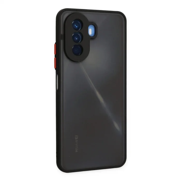 Huawei Nova Y70 Kılıf Montreal Silikon Kapak - Siyah