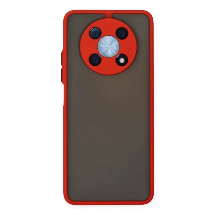 Huawei Nova Y90 Kılıf Montreal Silikon Kapak - Kırmızı