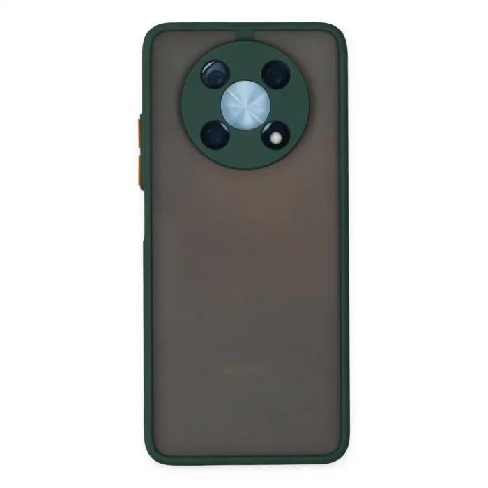 Huawei Nova Y90 Kılıf Montreal Silikon Kapak - Yeşil