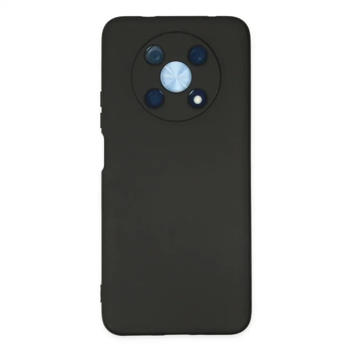 Huawei Nova Y90 Kılıf Nano İçi Kadife Silikon - Siyah