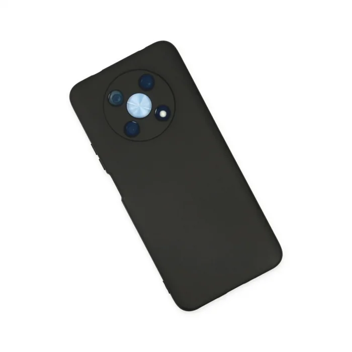 Huawei Nova Y90 Kılıf Nano İçi Kadife Silikon - Siyah