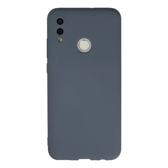 Huawei P Smart 2019 Kılıf Nano İçi Kadife Silikon - Gri