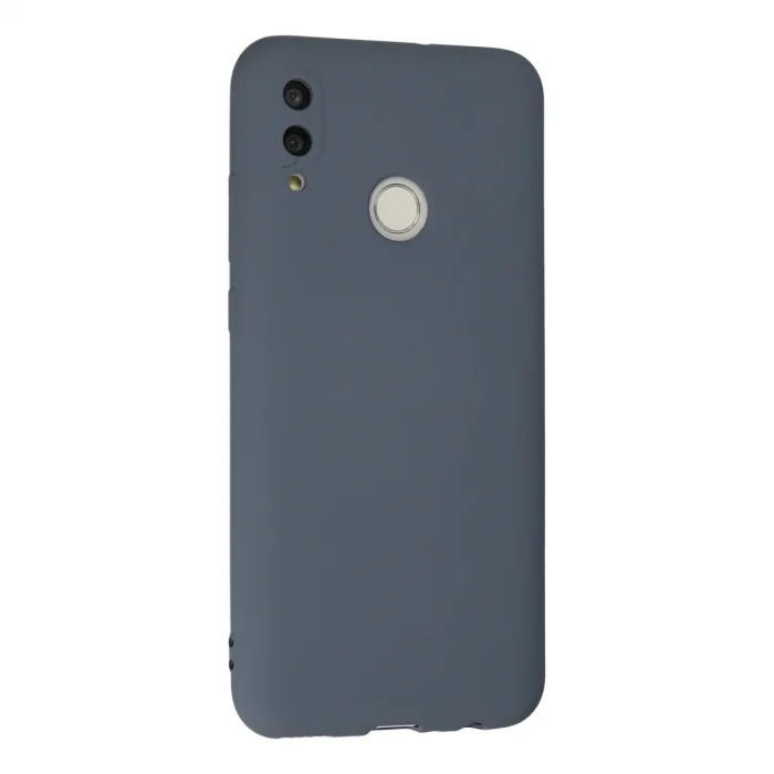 Huawei P Smart 2019 Kılıf Nano İçi Kadife Silikon - Gri