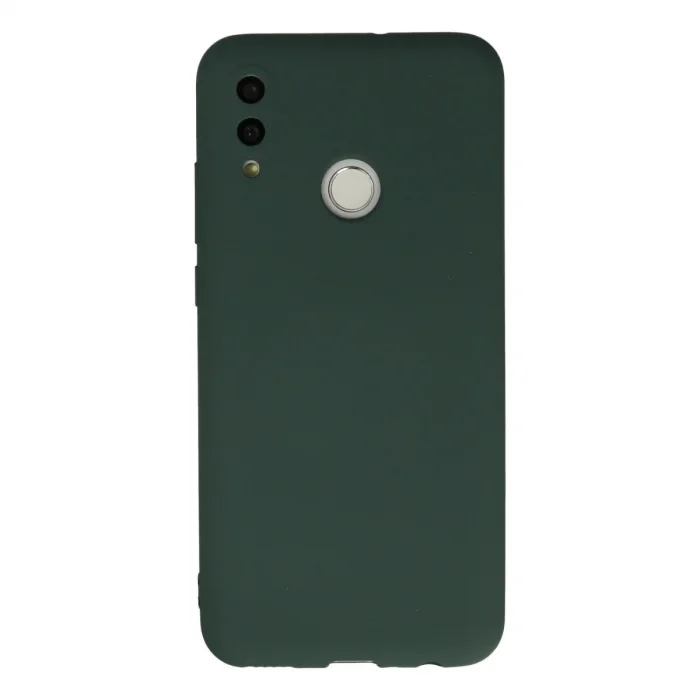 Huawei P Smart 2019 Kılıf Nano İçi Kadife Silikon - Koyu Yeşil